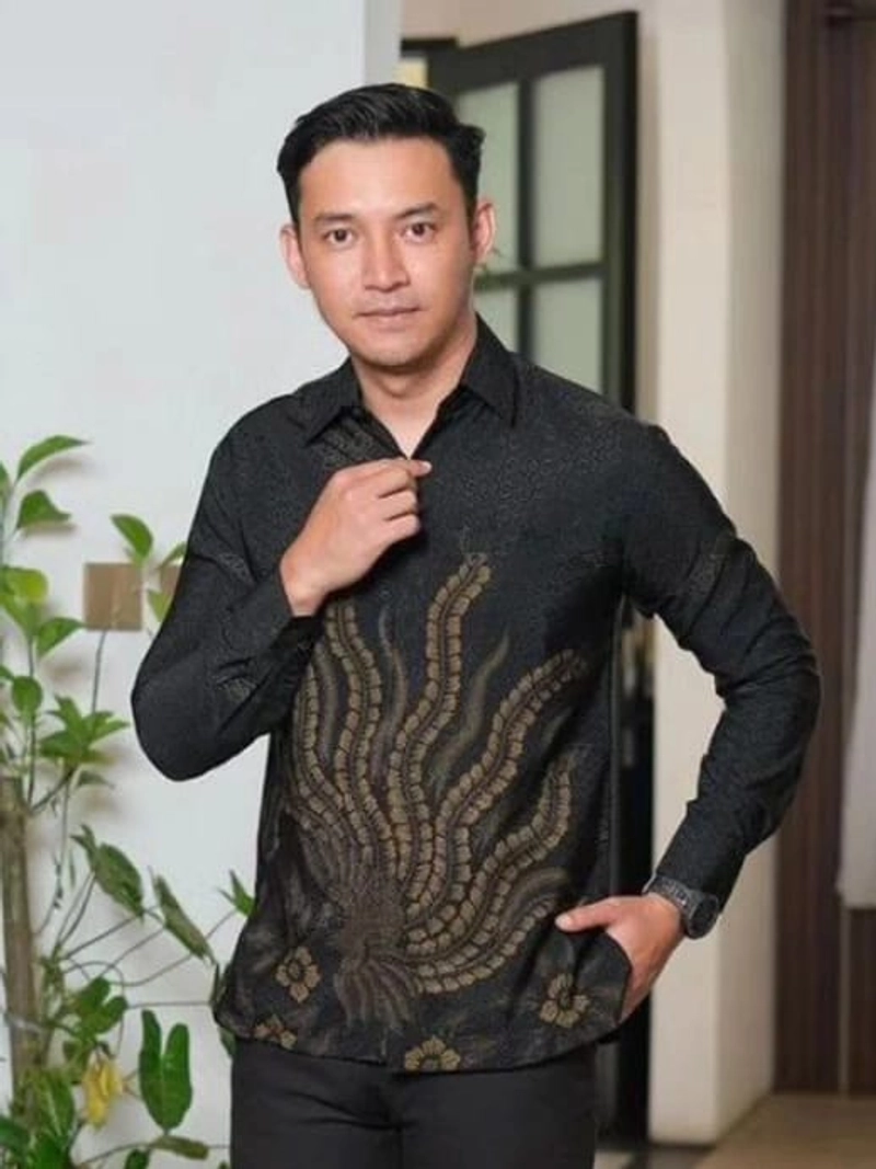 Product image COLLECTION SARJANA - Batik Couple Kamila - Kebaya Furing Satin - Brokat Tile Mutiara - Payet Mutiara Rok Saja Army