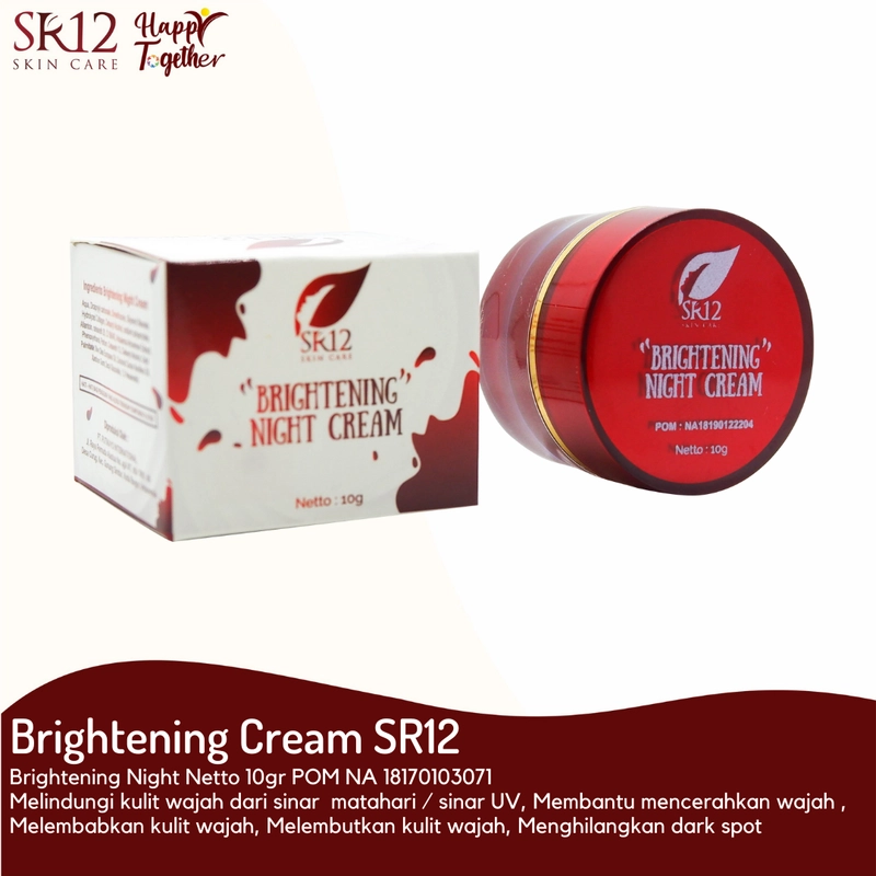 Product image SR12 Brightening Cream Day Dan Night Mencerahkan Kulit 10gr Night