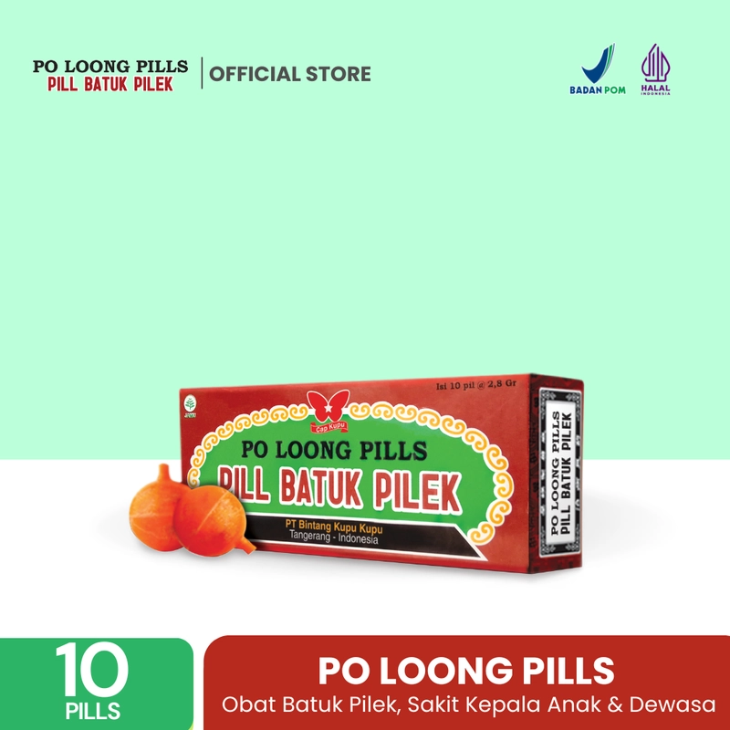 Product image Po Loong Pills 10 Pil - Obat Batuk Pilek Anak & DewasaPo Loong 10 Kapsul