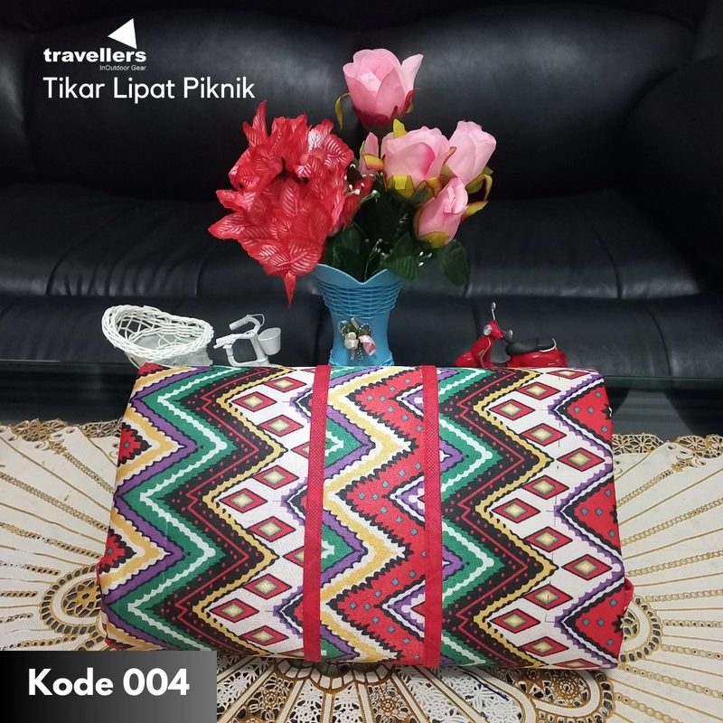 Product image Travellers - Tikar Lipat Tikar Piknik Microsatin Waterproof Uk 150 x 300 cm Uk 150 x 300 cm Kode 004