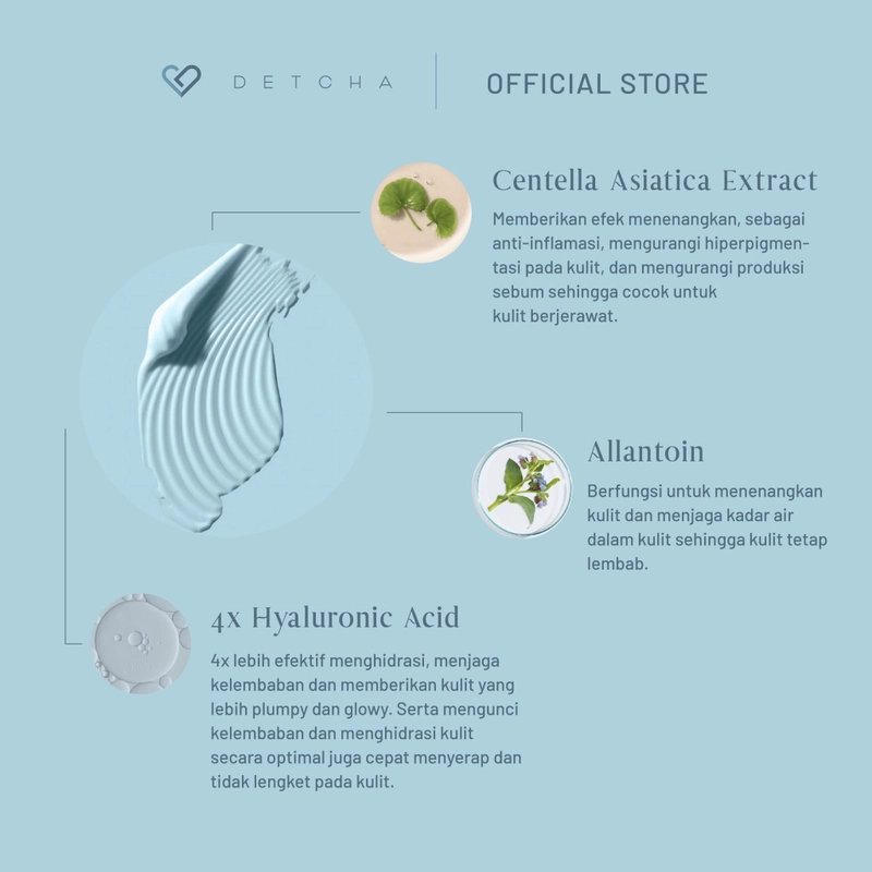 Product image DETCHA - DETCHA Calming Facial Wash 60ml 60ml Jernih