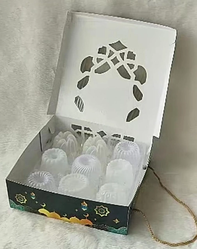 Product image Rizki Electronics - Box hampers lebaran jinjing Mika Tali 5 pcs hijau