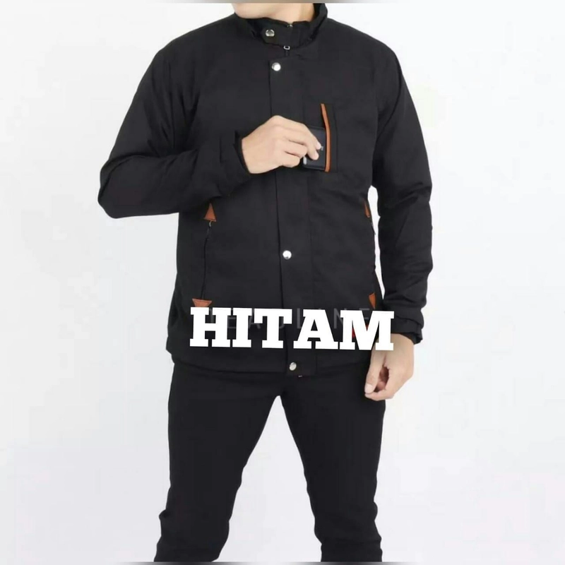 Product image Jaket Pria // Jaket parka riders // Jaket Semi Parka leminho // Jaket Cowok japanese HIJAU M