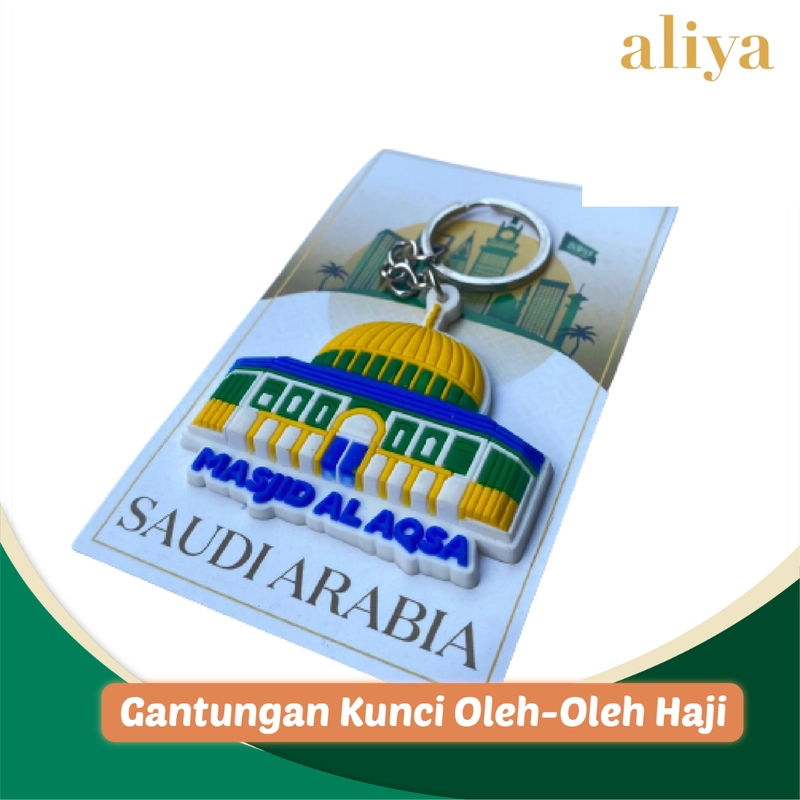 Aliya - Aliya - Gantungan Kunci Oleh-Oleh Haji dan Umroh 1 pcs Masjid Al-Aqsa