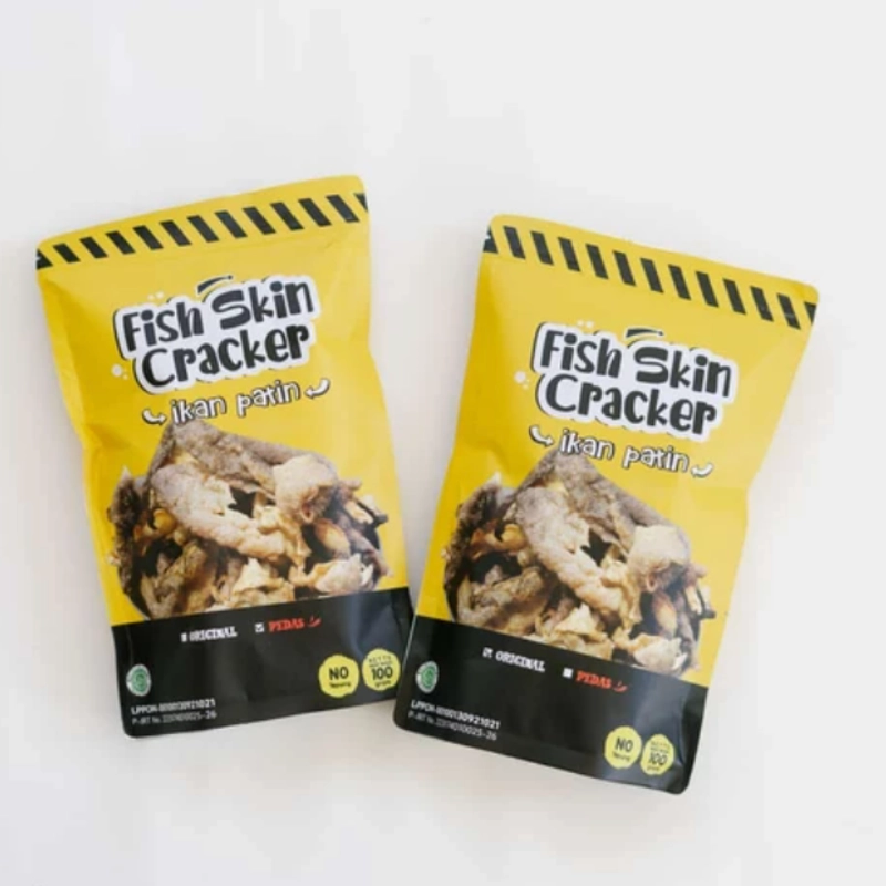 Product image Internal BrandQWhat - Kerupuk Kulit Ikan 250 gram keju