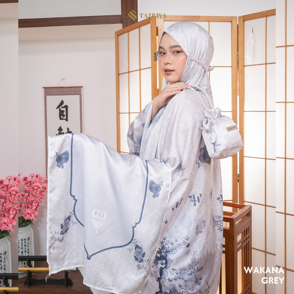 product image [NEW] TAZBIYA X MELODY WAKANA SERIES MUKENA SILK PREMIUM ALLSIZE