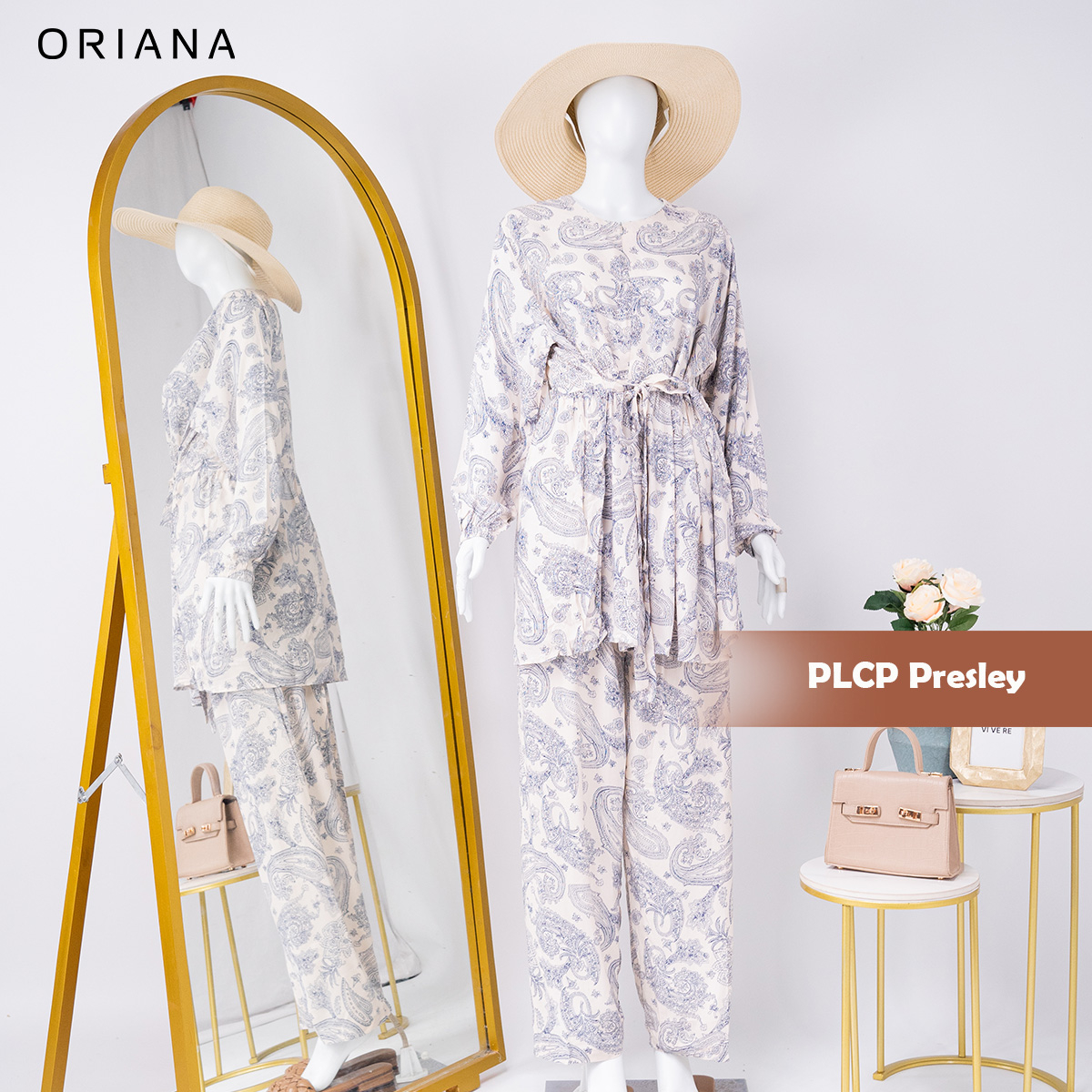 product image ORIANA - HOMEWEAR ORIANA PAJAMAS PLCP PRESLEY SERIES