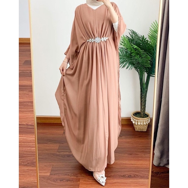 product image Jenna Fashion - GAMIS KAFTAN SEZANA DRESS WANITA PANJANG KAFTAN RENDA