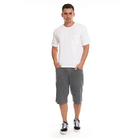 2nd RED - 2nd Red Celana Pendek Bermuda Pants Abu Tua 162103DS