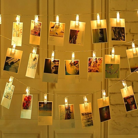 LED photo clip light stringLPA053101 Warm White