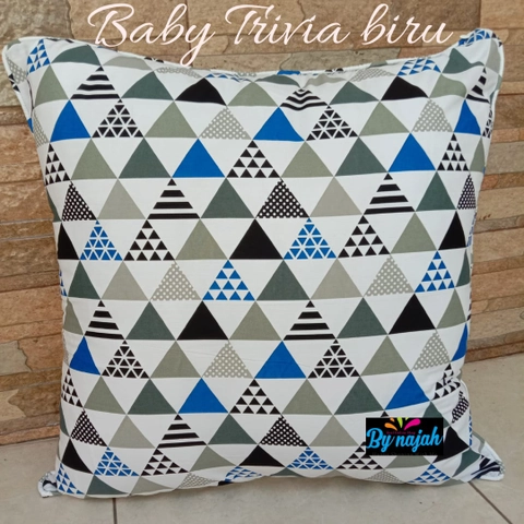 By.Najah.Aef - Sarung Bantal Sofa(Sarung saja) Sarung bantal NBTB602/baby trivia