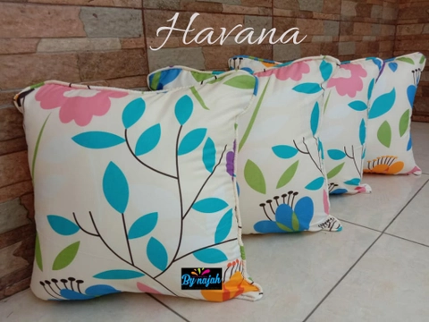 By.Najah.Aef - Sarung Bantal Sofa(Sarung saja) Paket S : 4 sarung bantal Havana