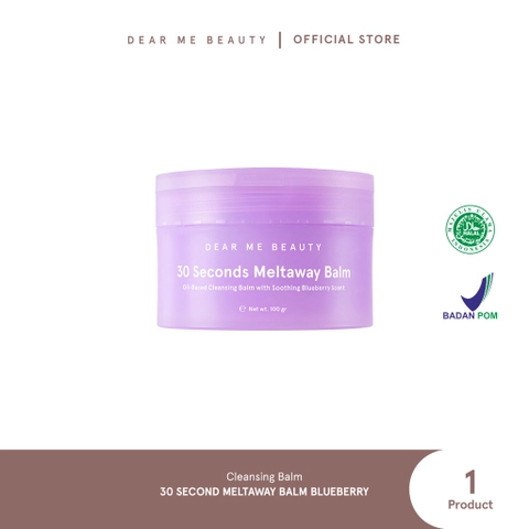 Dear Me Beauty 30 Seconds Meltaway Balm Blueberry
