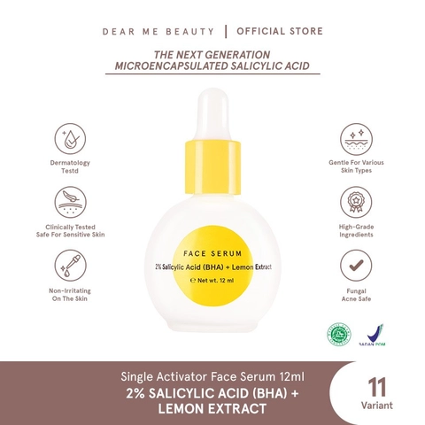 Dear Me Beauty 2% Salicylic Acid (BHA) + Lemon Extract
