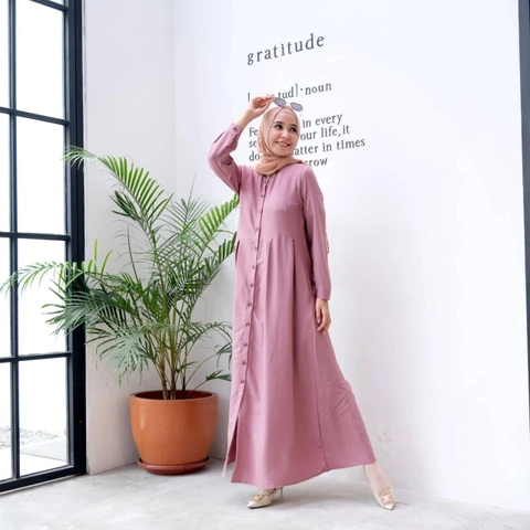 Halika - Gamis Belami Full Kancing