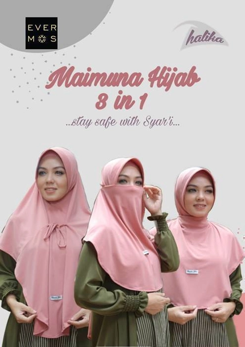 Halika - Bergo Cadar Hijab 3 in 1