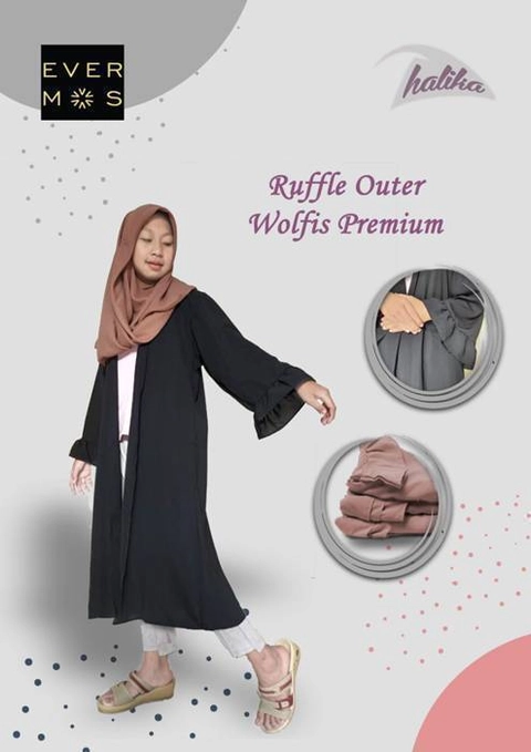 Halika - Cardigan/Outer Ruffle