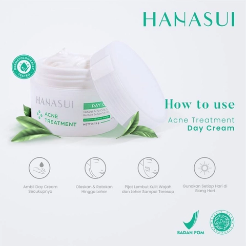 Hanasui acne treatment day cream