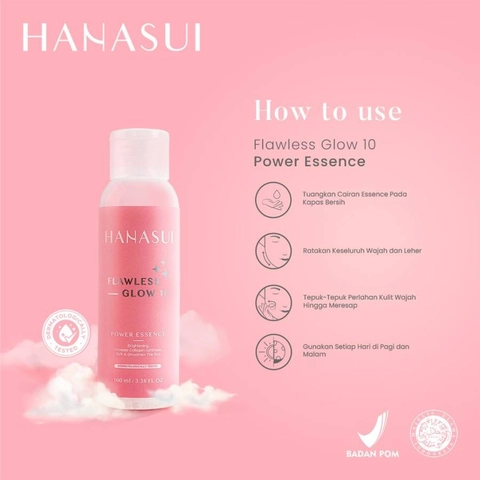 Hanasui flawless glow power essence