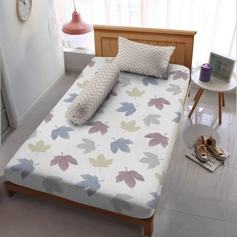 Kintakun - Sprei Extra Single 120 Hazel Kintakun Dluxe Microfiber (3in1) 20 cm
