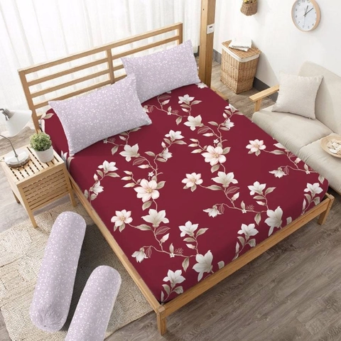 Kintakun - Sprei King 180 Nadine Kintakun Dluxe Microfiber (5in1) 20 cm