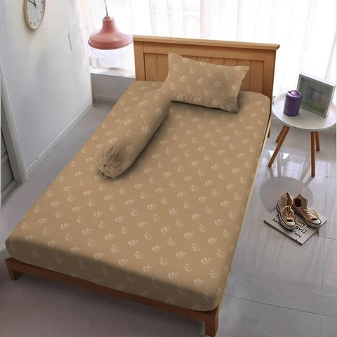 Kintakun - Sprei Extra Single 120 Embos Twill Brown Kintakun Dluxe Microfiber (3in1) 20 cm