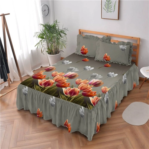Kintakun - Sprei Dluxe Arunika 180x200 Rumbai