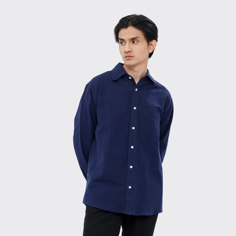 NAWLA - Kemeja Linen Lengan Panjang