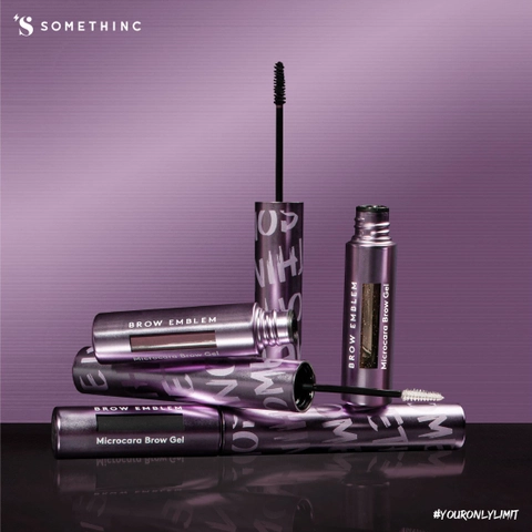 SOMETHINC BROW EMBLEM Microcara Brow Gel Waterproof Ebony
