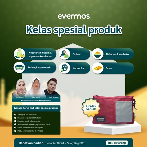Thobach official - [LP] Thobach official - Thobach official - [TERBARU] Kelas Spesial Produk Free Thobach Sling Bag DICE All Size Random