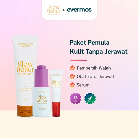 Glow Better - B2B Paket Pemula Kulit Tanpa Jerawat