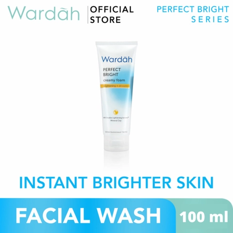 Wardah Jabar - Perfect Bright Creamy Foam Brightening + Oil Control