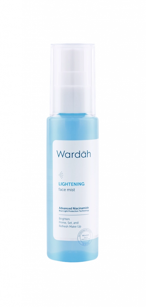 Wardah Jabar - Lightening Face Mist 60 Ml - Spray Untuk Primer, Setting Spray Dan Refresh