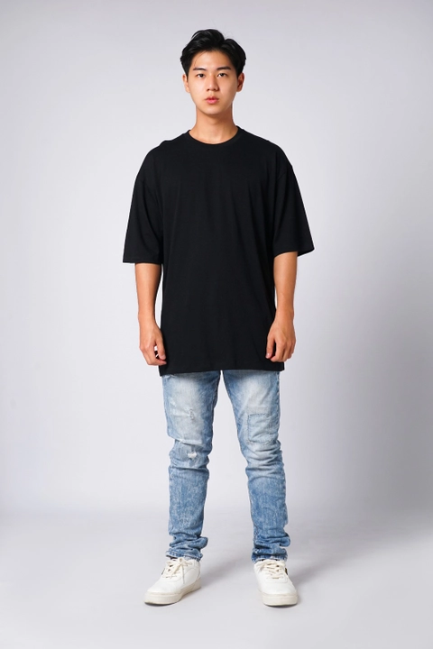 Aadeem - Kaos Oversize Bambuin - Kaos Polos Oversize Lembut Adem