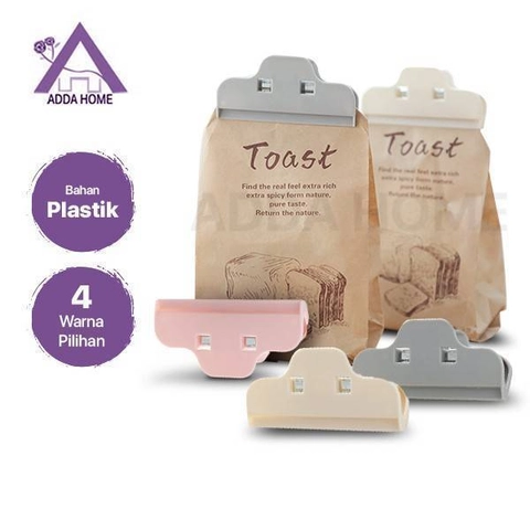 Adda Home - Penjepit Plastik Snack Makanan Cemilan Food Snack Seal Sealing Bag Clips Sealer