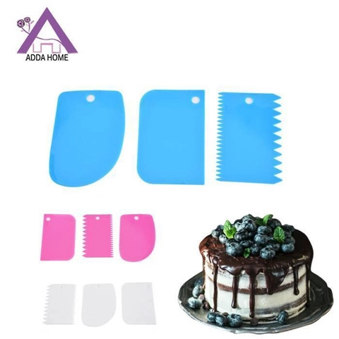 Adda Home - Set 3 - Alat Pemotong Adonan Kue Roti Pisau Scrapper