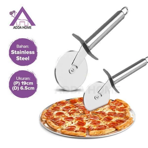 Adda Home - Pisau Pizza Roda Pizza Cutter Stainless