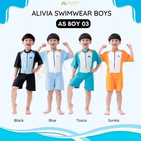 Alivia House - Alivia Swimwear Kids Boy AS boy 03 Baju Renang Anak Laki-Laki Muslim - Baju Renang Cowok Anak Muslim