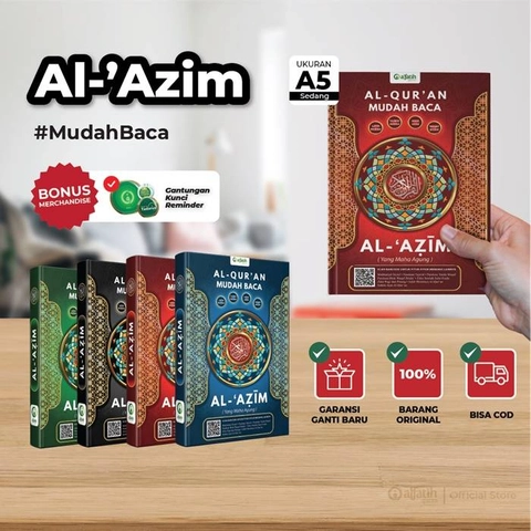 Al Fatih Quran - QURAN AL AZIIM A5 LATIN PERKATA TEBAL & MUDAH BACA