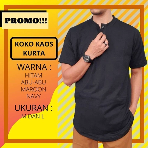 Al Akrom Group - Koko Kaos Kurta Pakistan Lengan Pendek