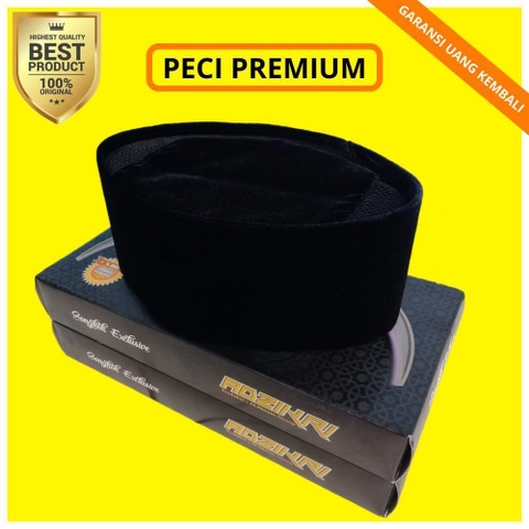 Al Akrom Group - Peci Hitam Polos AC PREMIUM