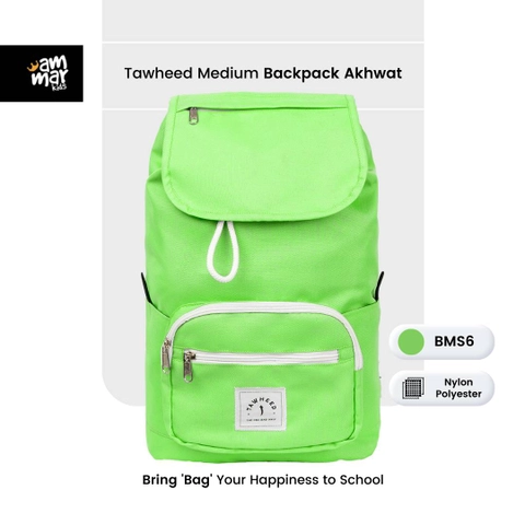 Ammar Kids - Tawheed Medium Backpack Akhwat Pop Green BMS6