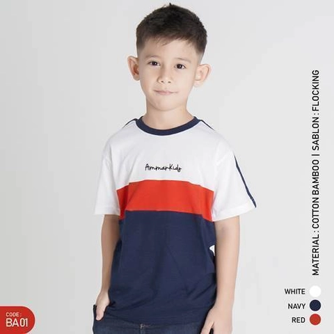 Ammar Kids - Kaos Anak Bamboo Basic BA01