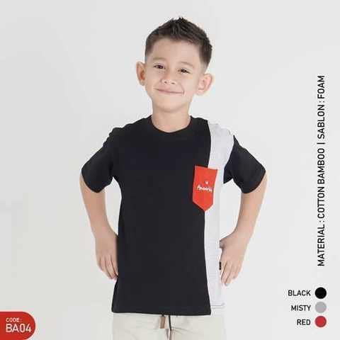 Ammar Kids - Kaos Anak Bamboo Basic BA04