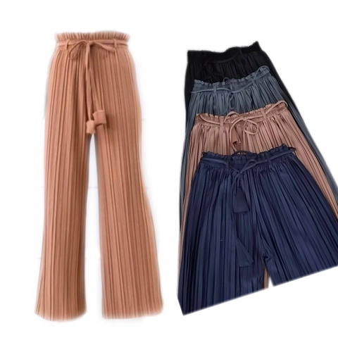Amha Collection - CELANA KULOT PLISKET TALI DEWASA PREMIUM