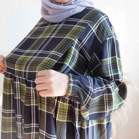 Andina Nursing Wear Gamis rayon menyusui bukaan samping 10 piece