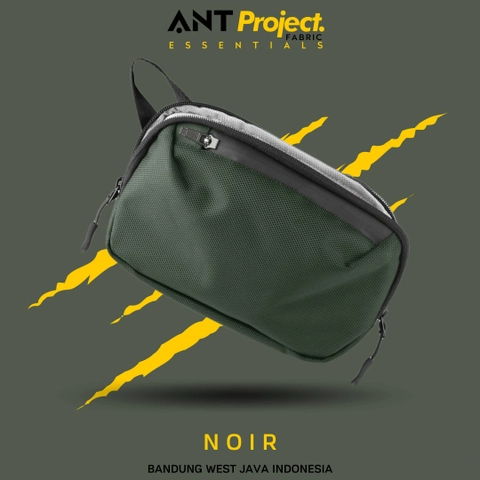 EVM Stockist - Ant Project - Tas Pouch Pria Handbag ANT Noir