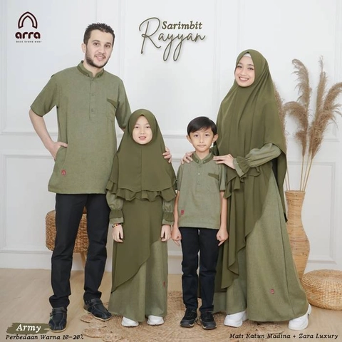 Arra - Baju Sarimbit Rayyan 02 Army