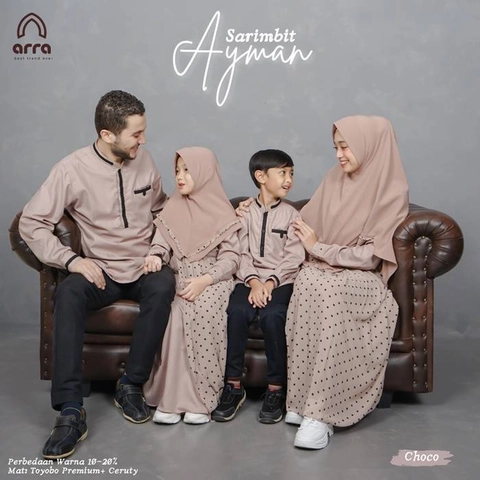 Arra - Baju Sarimbit Ayman 02 Choco