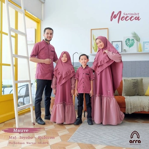 Arra - Baju Sarimbit Mecca 02 Mauve